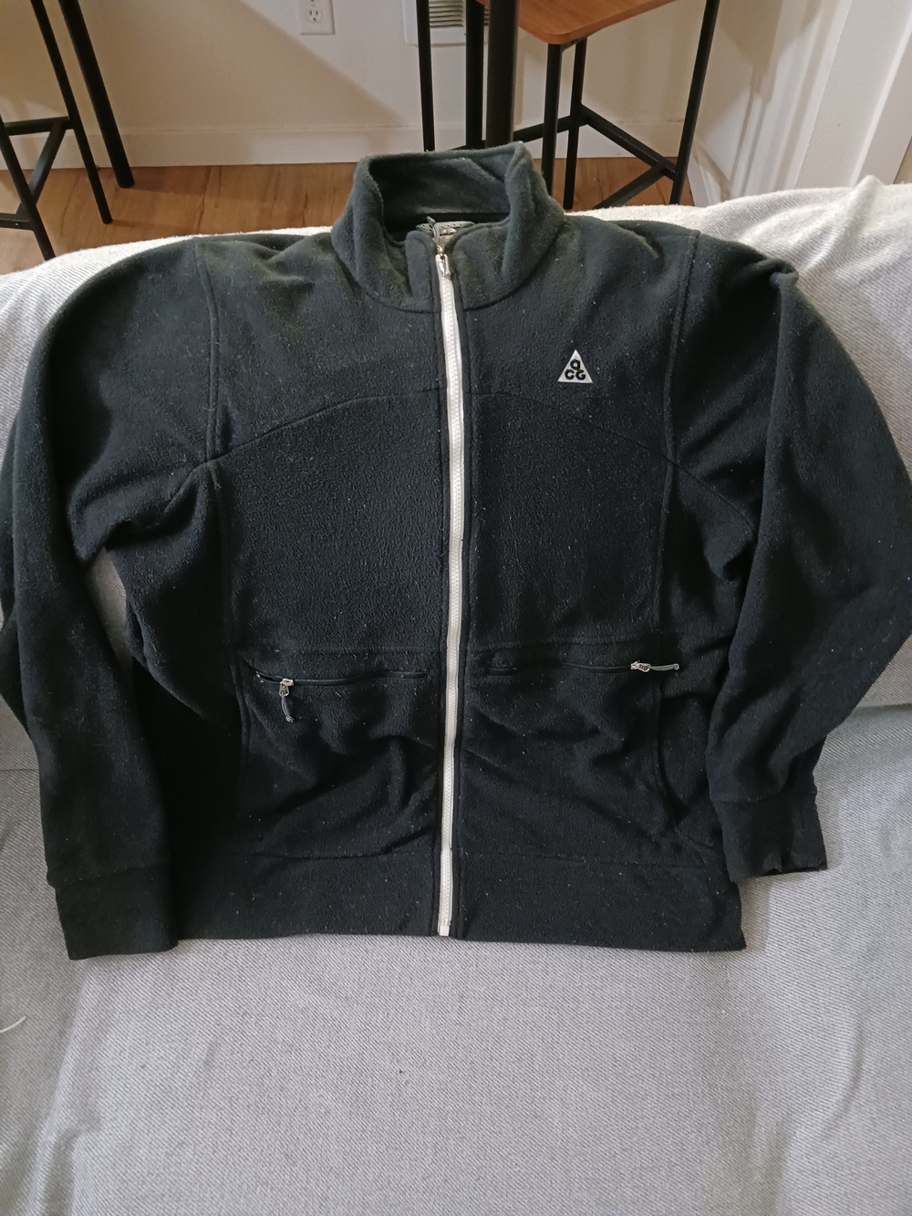 Nike Men's Black Jacket Size Medium
